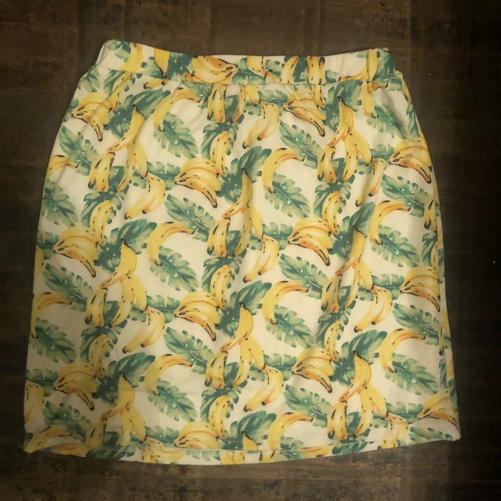 Banana print mini skirt - Picture 5 of 6